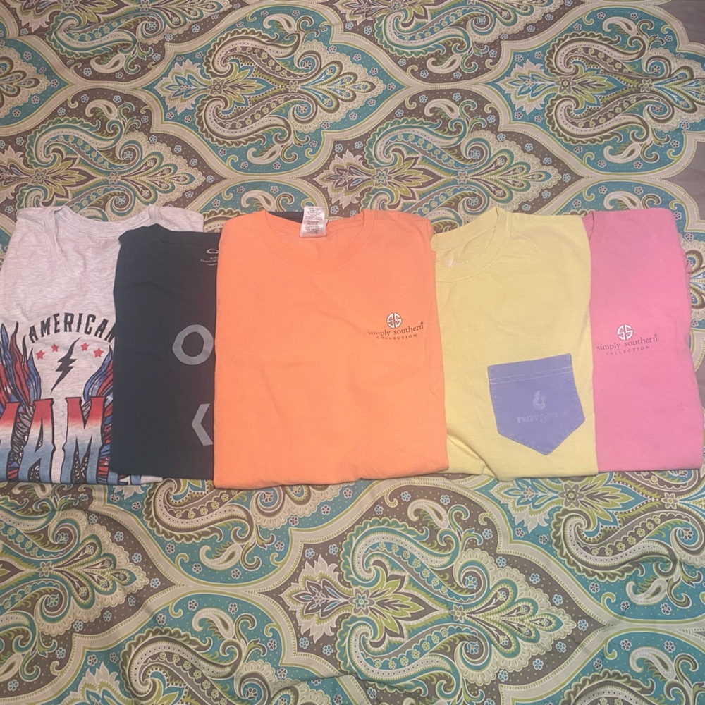Simply Southern, Fripp & Folly, Oakley & unbranded XL bundle ladies tshirts
